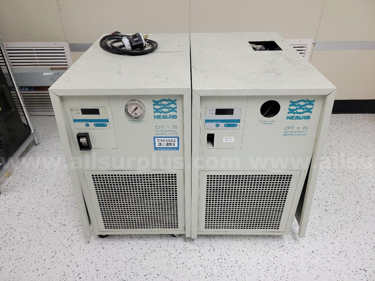 2ea NESLAB CFT-75 Recirculating Chiller NESLAB CFT-75 Government Surplus Auction - Photo #2