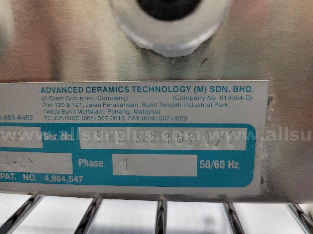 Crest Ultrasonics 19HT-1014-6-SP Stainless Steel Ultrasonic Cleaning Bath Crest Ultrasonics 1014 Government Surplus Auction - Photo #6