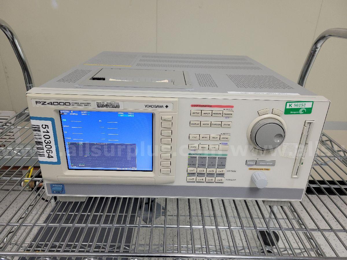 Yokogawa PZ4000 Power Analyzer Yokogawa PZ4000 Government Surplus Auction - Photo #2