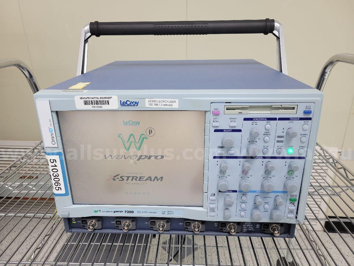 LeCroy WavePro 7200 Oscilloscope, 2GHz LeCroy 7200 Government Surplus Auction - Photo #2
