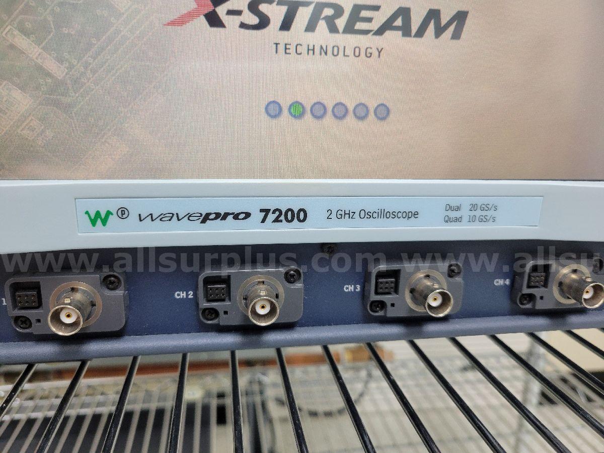 LeCroy WavePro 7200 Oscilloscope, 2GHz LeCroy 7200 Government Surplus Auction - Photo #3