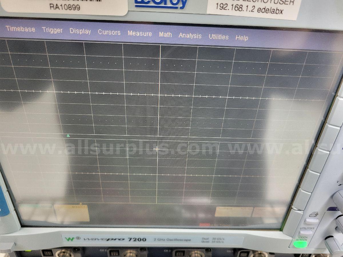 LeCroy WavePro 7200 Oscilloscope, 2GHz LeCroy 7200 Government Surplus Auction - Photo #4