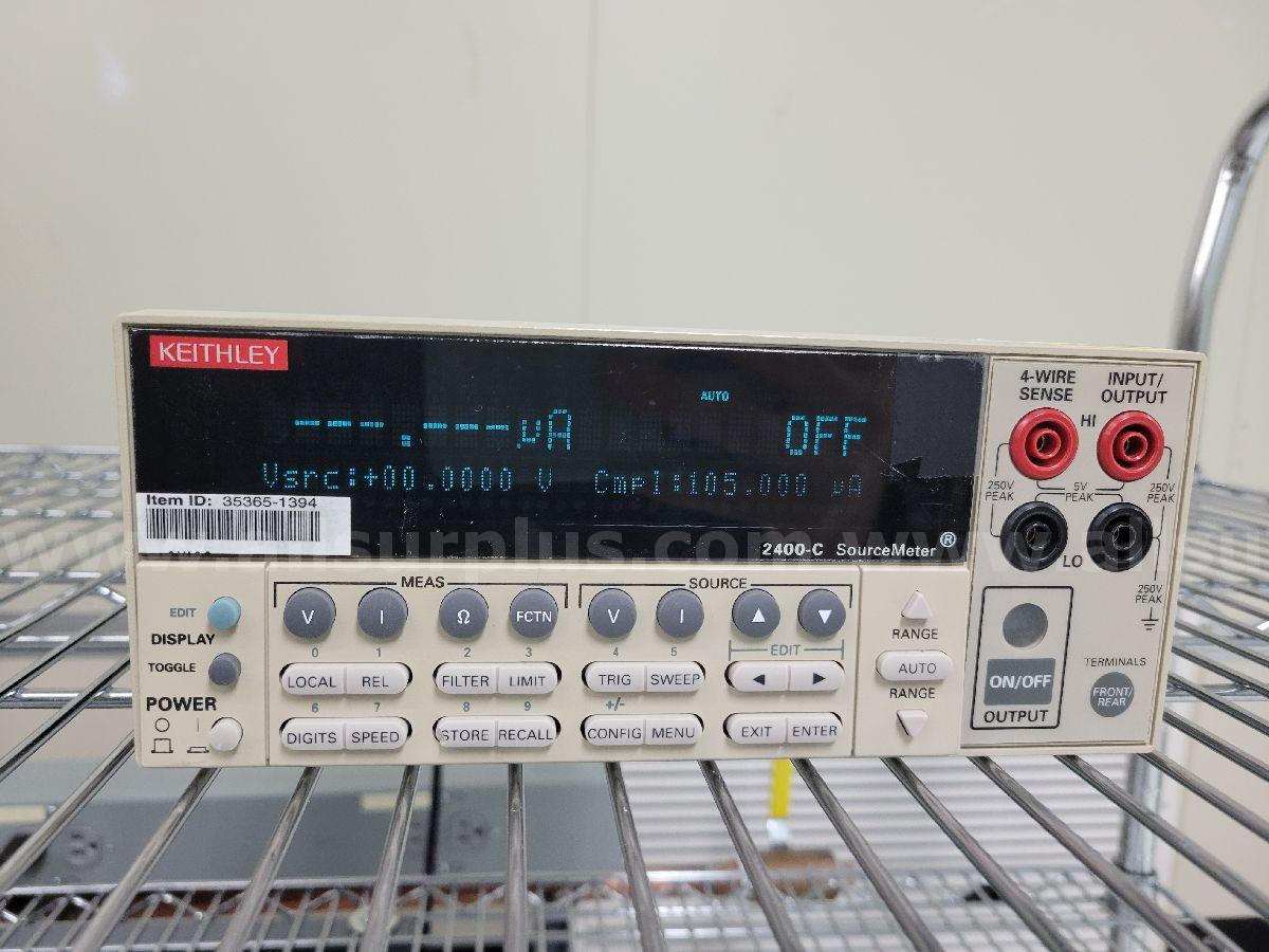 Keithley 2400-C SourceMeter Keithley 2400 Government Surplus Auction - Photo #2