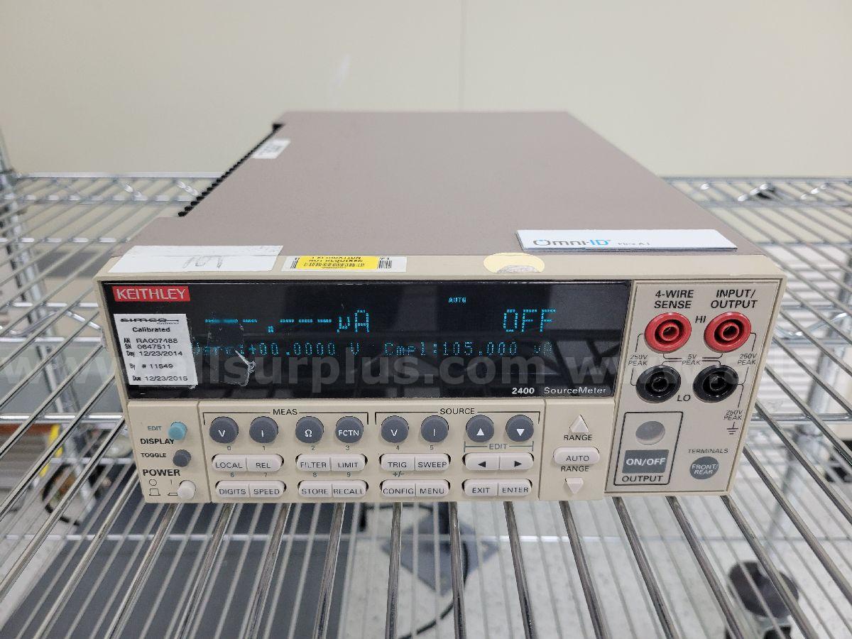 Keithley 2400 SourceMeter Keithley 2400 Government Surplus Auction - Photo #2