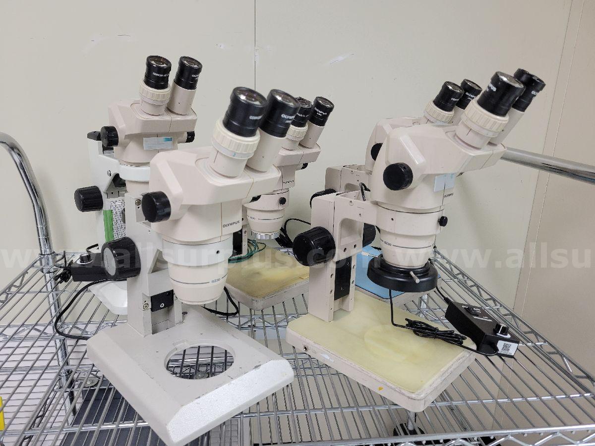 5pcs Olympus SZ30 Inspection Microscopes Olympus SZ30 Government Surplus Auction - Photo #2