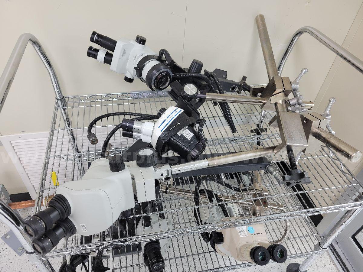 19pcs Inspection Microscopes and Scope Mounts   Government Surplus Auction - Photo #2