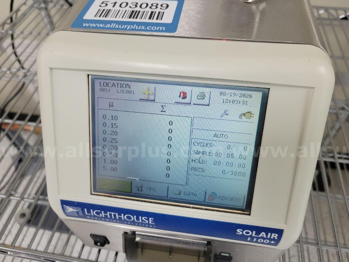 Lighthouse Solair 1100+ Particle Counter Lighthouse 1100 Government Surplus Auction - Photo #3