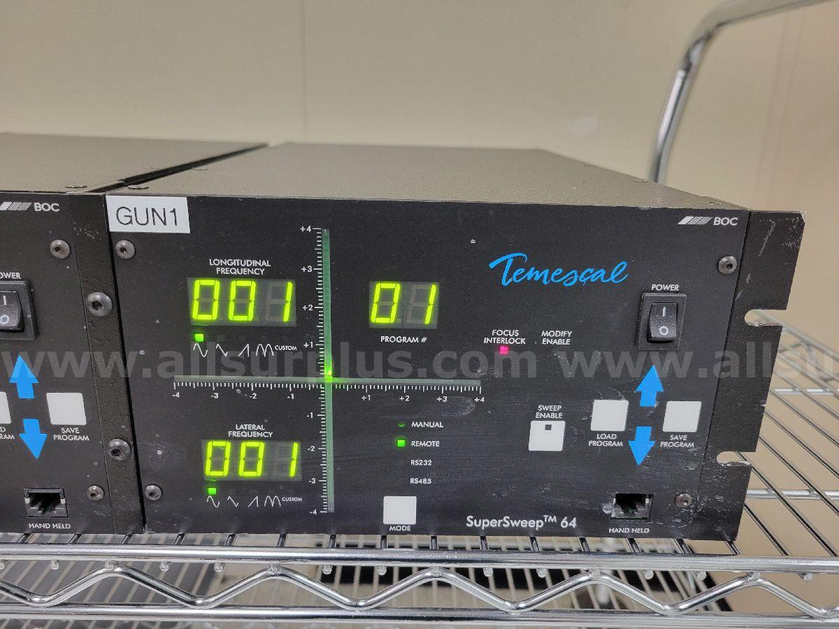Temescal Super Sweep 64 Dual Ion Gun Controllers Temescal Super Sweep 64 Government Surplus Auction - Photo #4