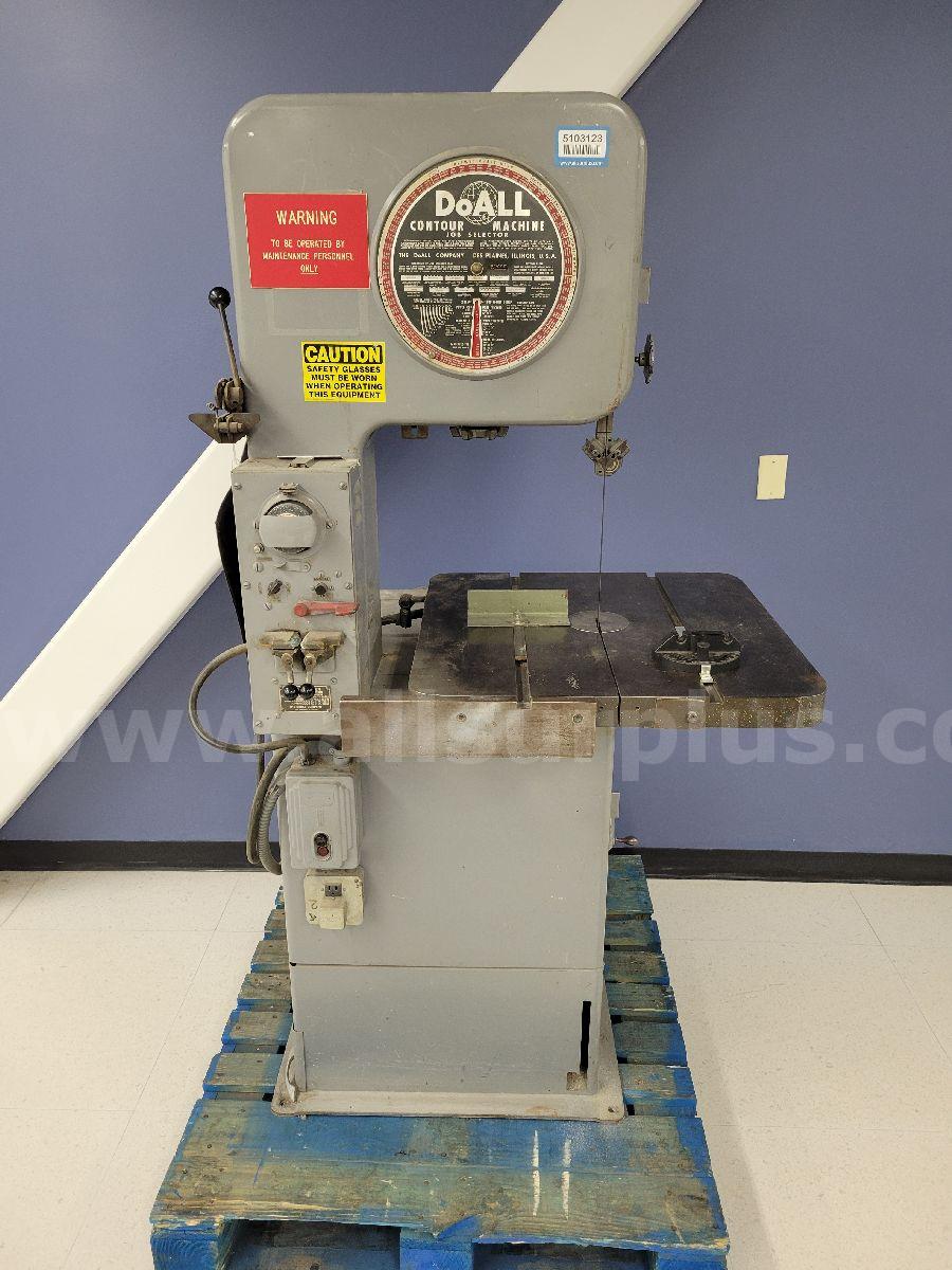 DoALL 16-SFP Vertical Band Saw DoALL 16-SFP Government Surplus Auction - Photo #2