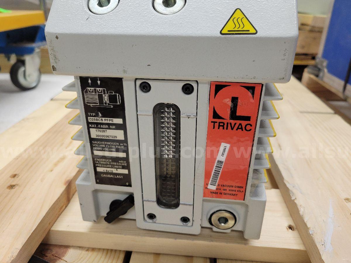 Leybold D25BCS PFPE Trivac Vacuum Pump Leybold D25BCS PFPE Government Surplus Auction - Photo #3