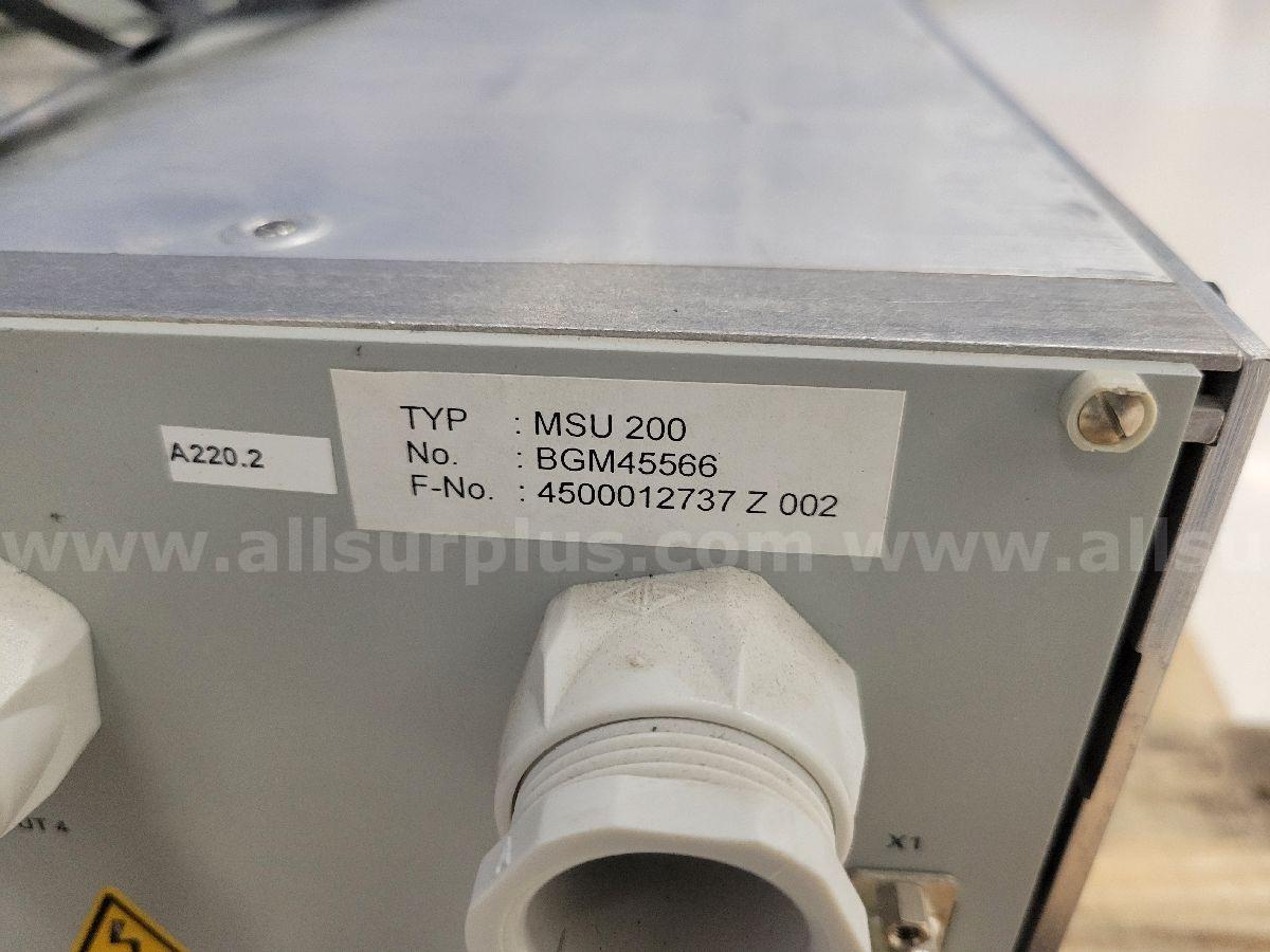 Hanimann Leistungselektronik MSU200 Pulsed Power Supply Hanimann Leistungselektronik MSU200 Government Surplus Auction - Photo #5