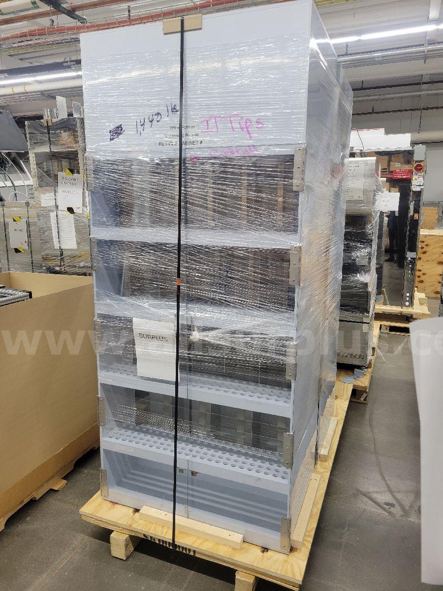 3pcs Clean Room Reticle Cabinets and Flammable Material Storage Cabinet   Government Surplus Auction - Photo #2