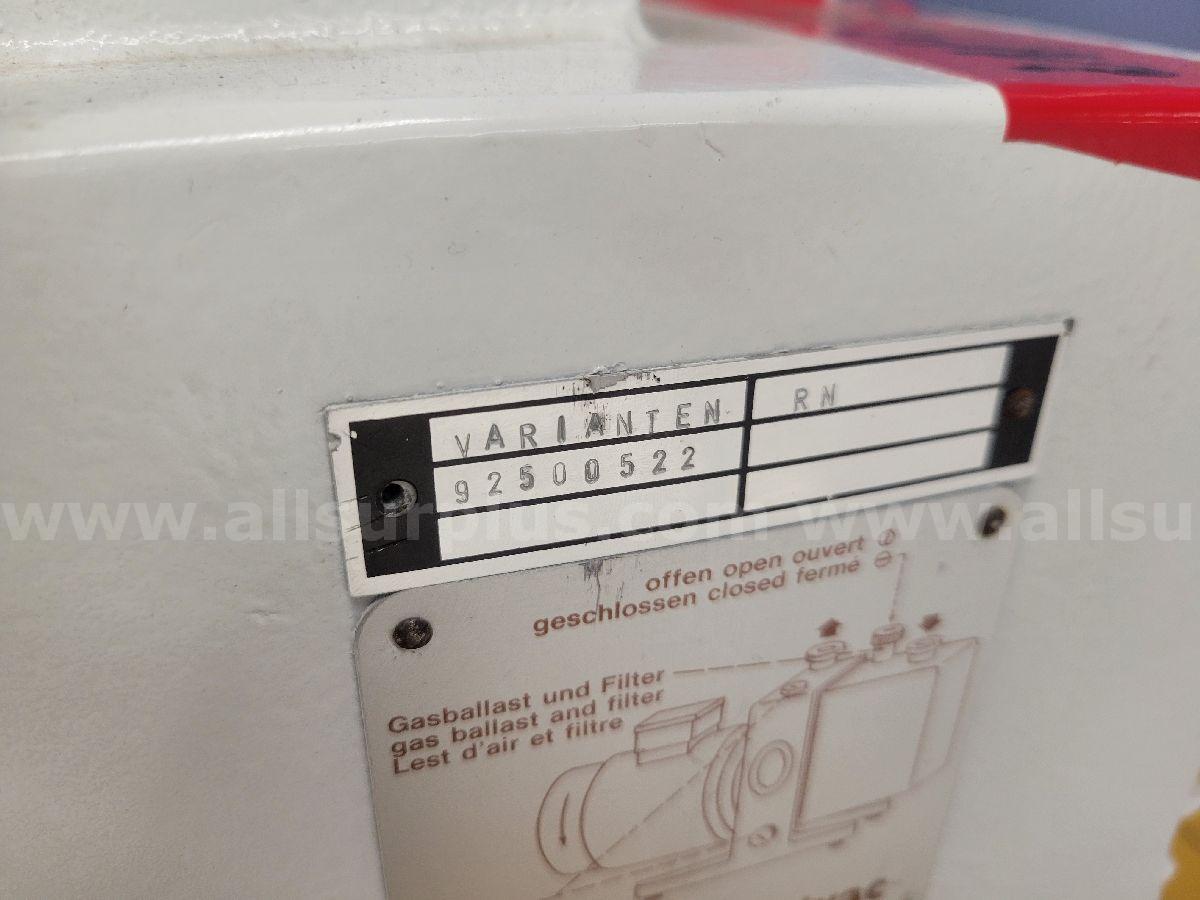 Leybold-Heraeus D30A Trivac Vacuum Pump Leybold-Heraeus D30A Government Surplus Auction - Photo #6
