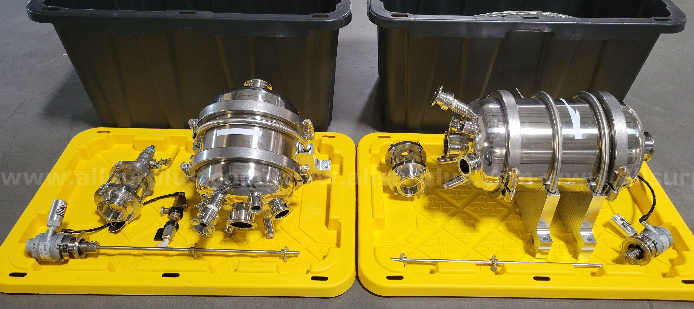 2pcs USA Lab Stainless Steel Mixing Vessels   Government Surplus Auction - Primary Photo