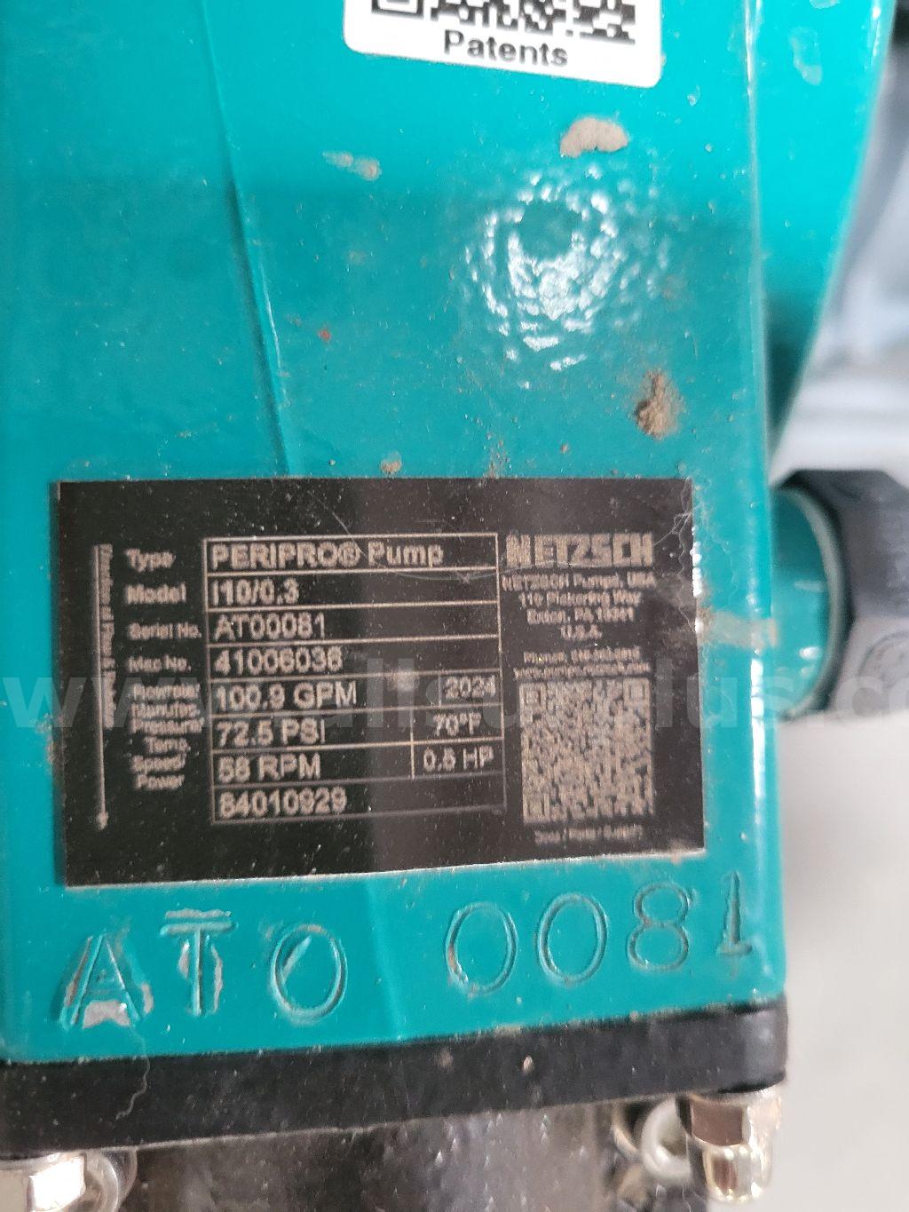 Netzsch i10/0.3 Peripro Industrial Hose Pump Netzsch i10/0.3 Peripro Government Surplus Auction - Photo #4