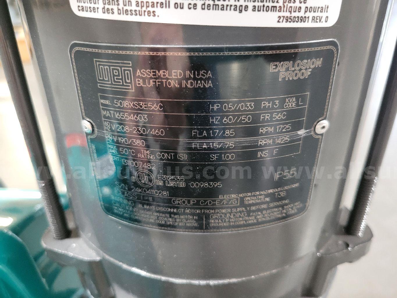 Netzsch i10/0.3 Peripro Industrial Hose Pump Netzsch i10/0.3 Peripro Government Surplus Auction - Photo #6
