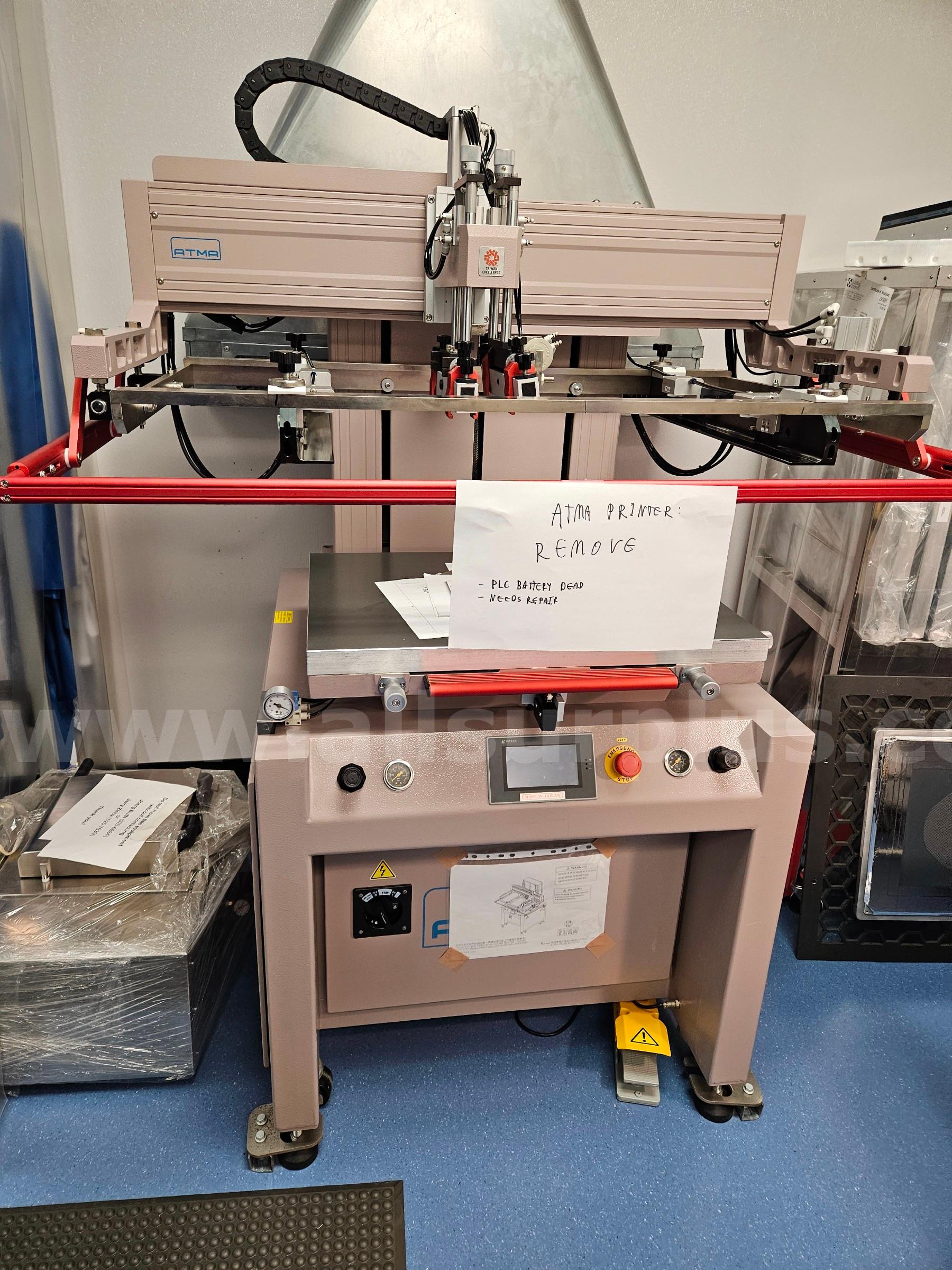 ATMA AT-60PD Semi-Automatic Digital Electric Flatbed Screen Printer ATMA AT-60PD Government Surplus Auction - Primary Photo