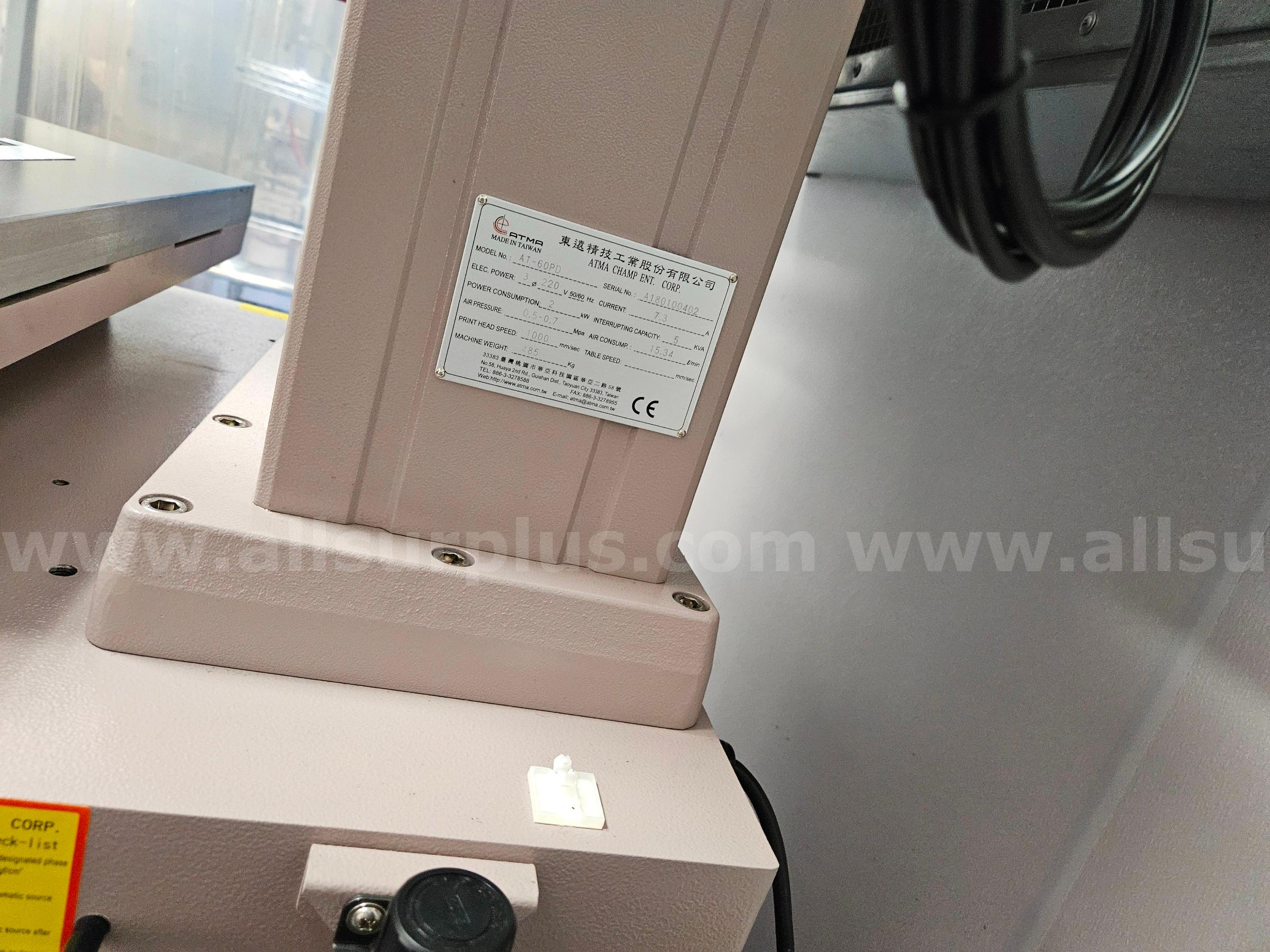 ATMA AT-60PD Semi-Automatic Digital Electric Flatbed Screen Printer ATMA AT-60PD Government Surplus Auction - Photo #5