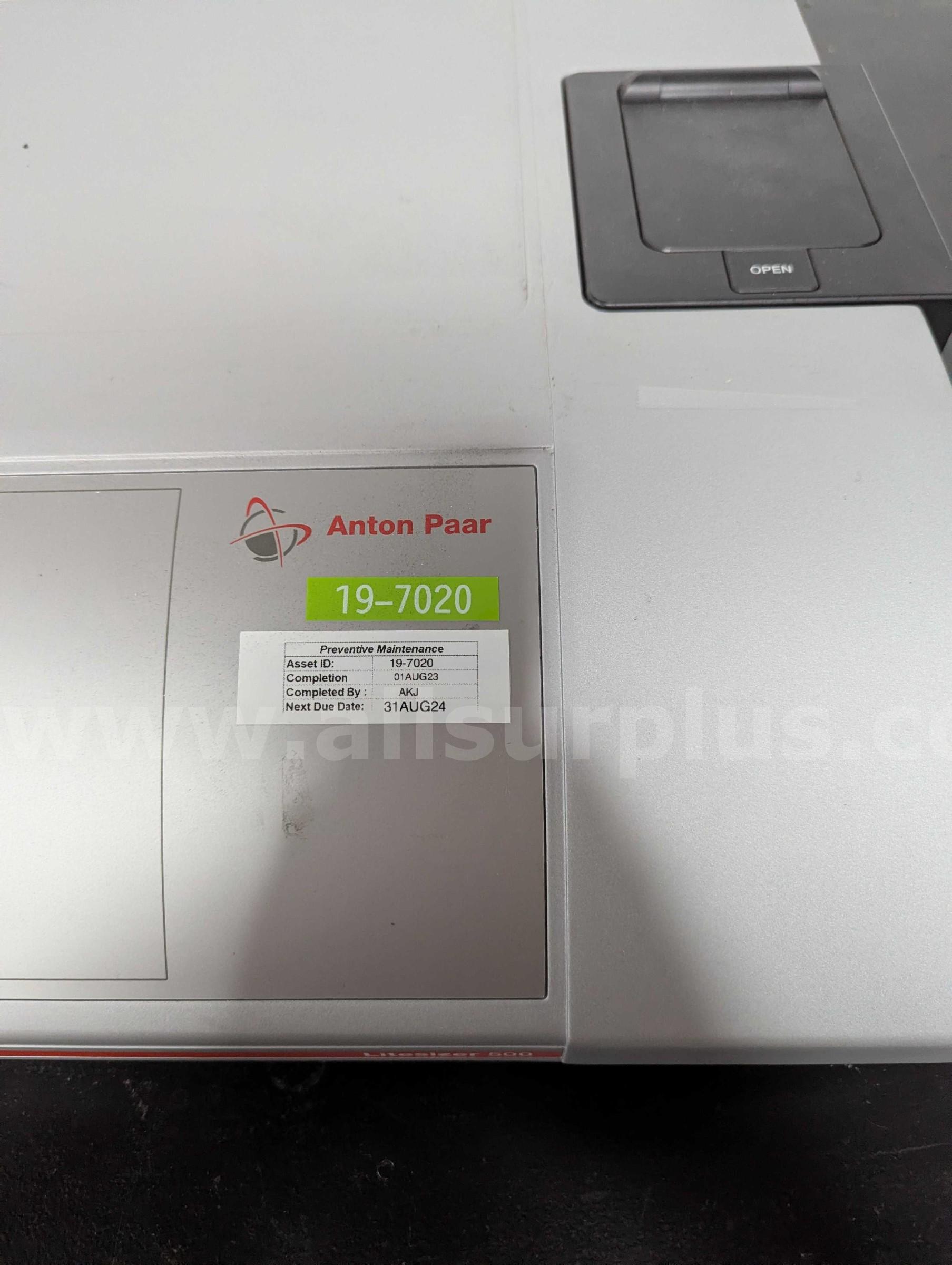 2021 Anton Paar Litesizer 500 Particle Analyzer  500 Government Surplus Auction - Photo #3