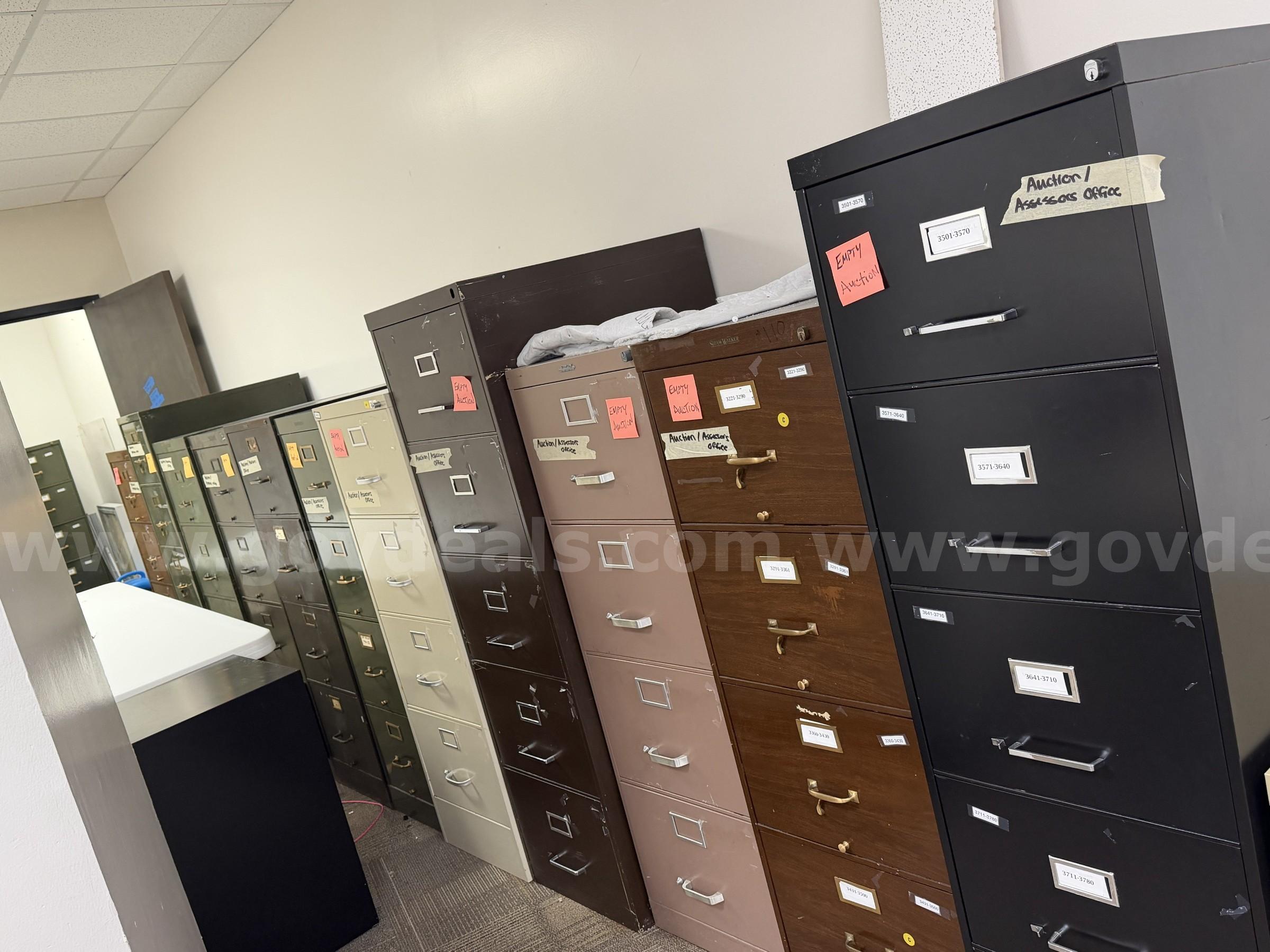 Lot of 27 Filing Cabinets