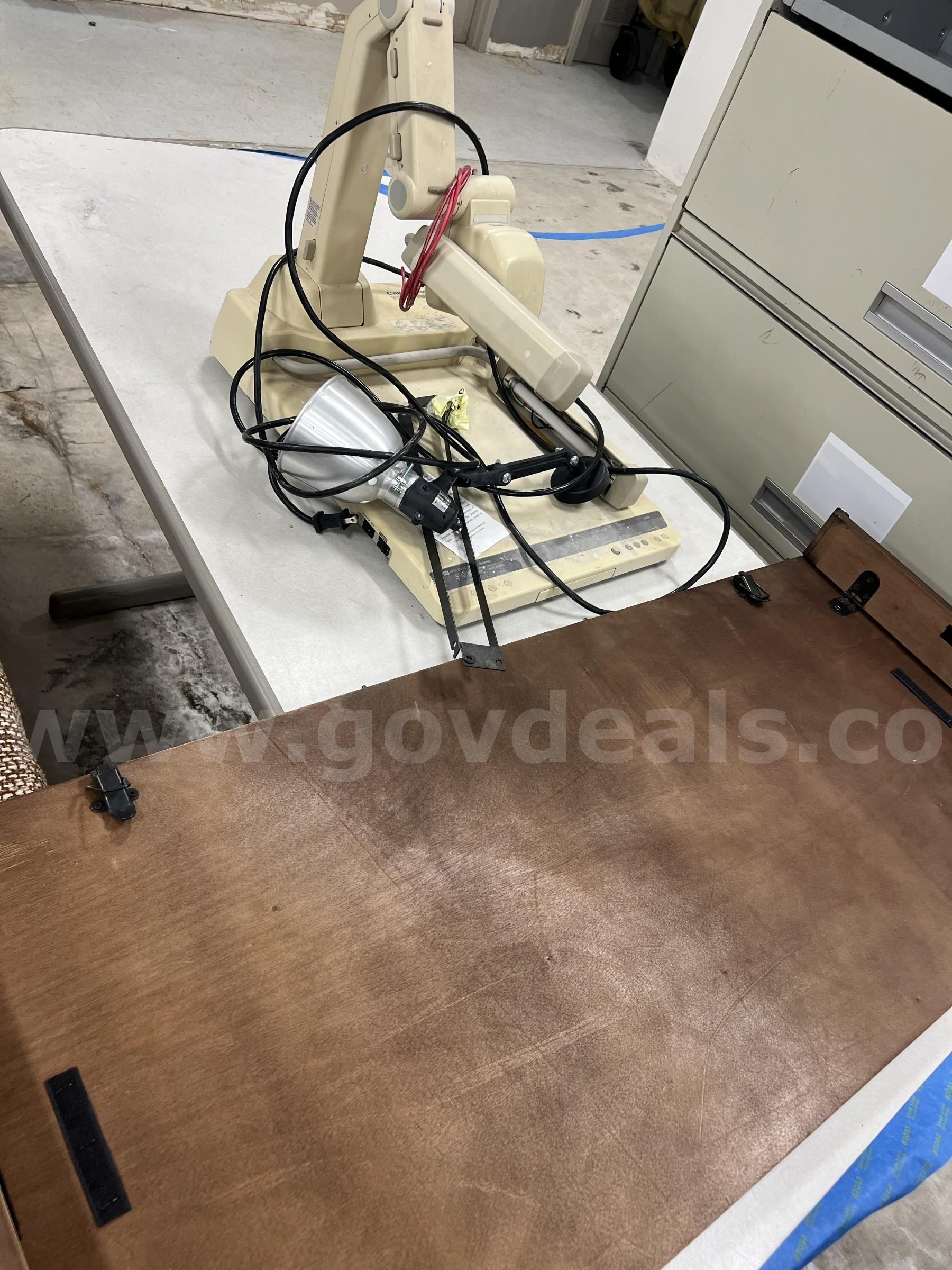 Lot of 1 Couch, 1 Filing Cabinet, 1 Table, 1 Promethean Projector   Government Surplus Auction - Photo #2