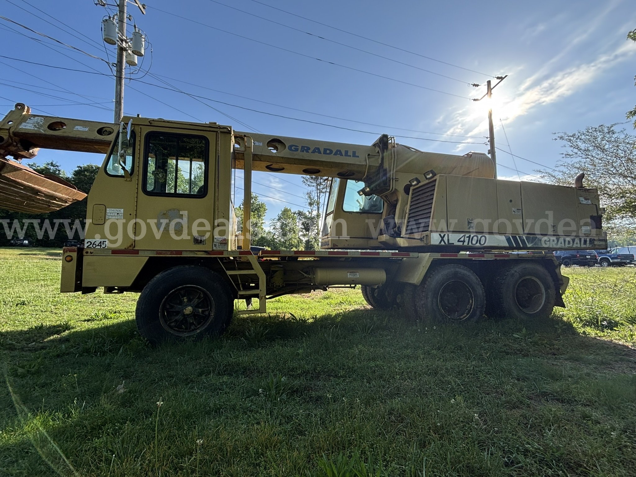 2001 Gradall XL4100 UNIT 2645  XL4100 Government Surplus Auction - Photo #4