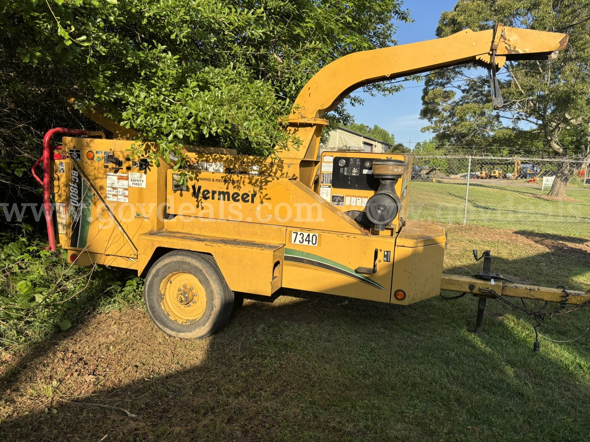 2007 Vermeer BC1800XL Wood Chipper UNIT 7340