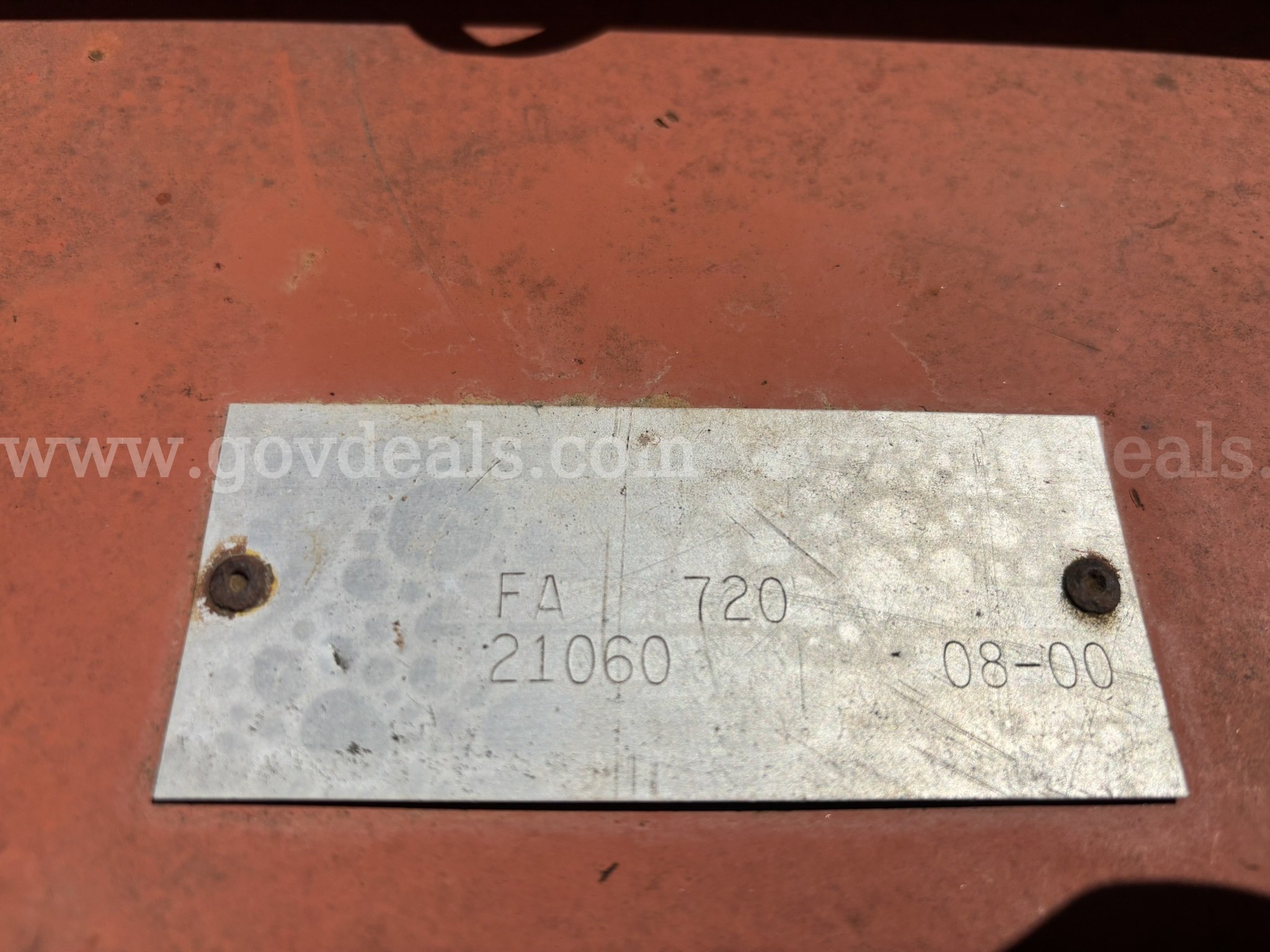 2000 Agrimetal Aerator UNIT 7135  7135 Government Surplus Auction - Photo #5