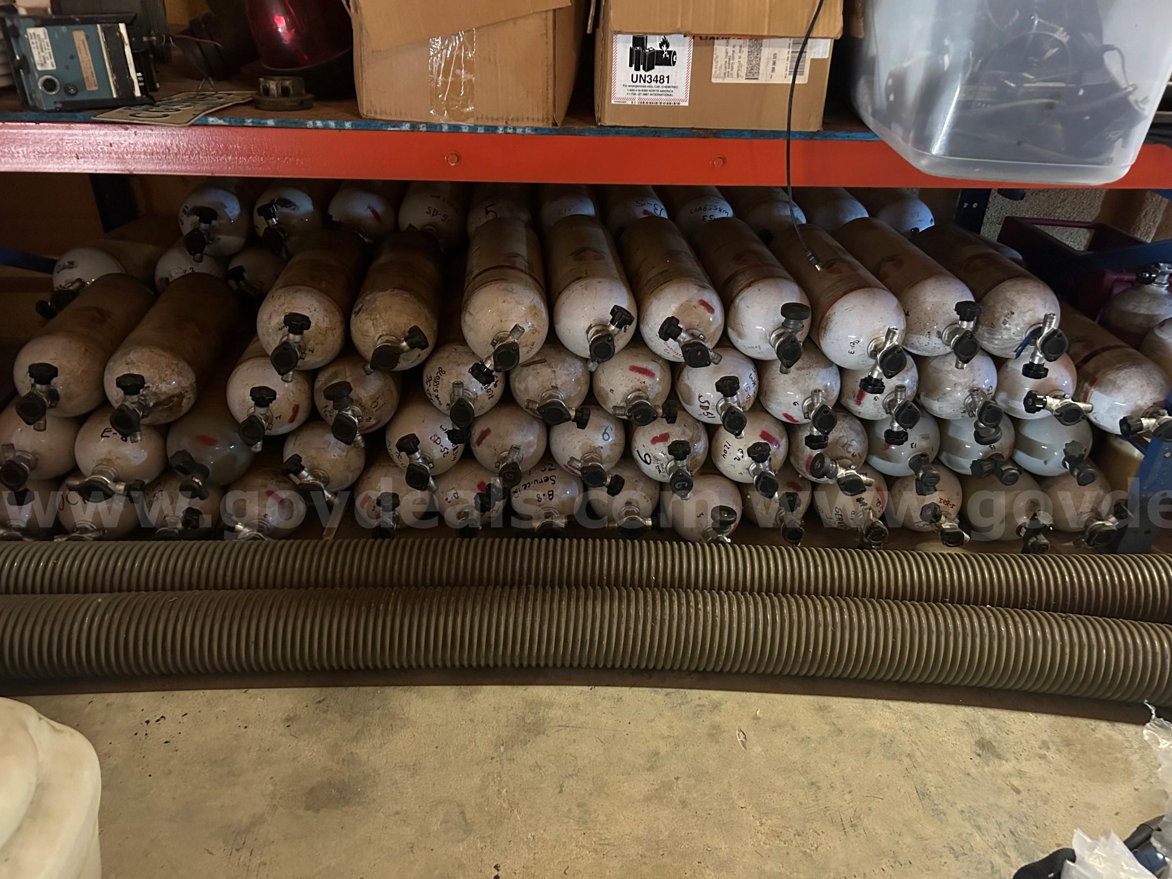 Survivair 2,216 PSI Steel Cylinder  216 Government Surplus Auction - Photo #3