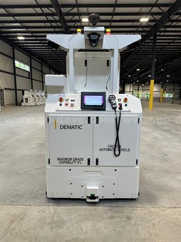 DEMATIC Light Duty Counterbalance Forklift AGV Dematic  Government Surplus Auction - Photo #5