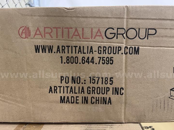2 Ea. Artitalia Group Hand Sanitizer Station Stand w/ Sign Frame & Trash Bin ARTITALIA GROUP TAR 2201 Government Surplus Auction - Photo #2