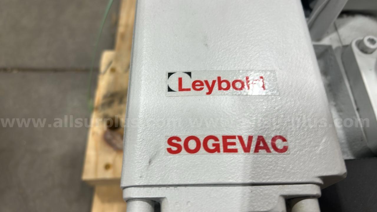 Leybold SOGEVAC SV40 BI oil-sealed rotary vane vacuum Leybold 960331V3009 Government Surplus Auction - Photo #5