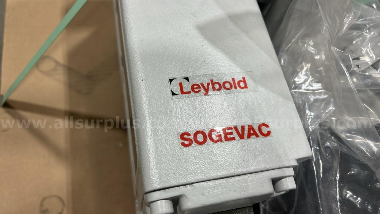 Lot of 4 Leybold SOGEVAC SV40 BI oil-sealed rotary vane vacuum Leybold 960331V3009, 960331V3007, Government Surplus Auction - Photo #5