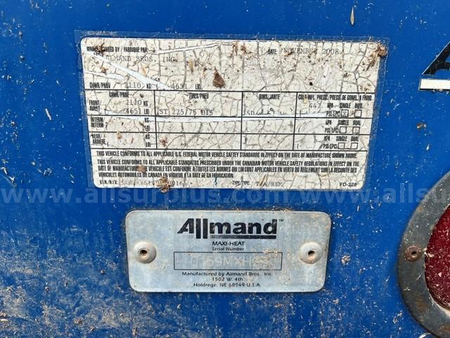 Heater, Allmand, IDF 1000, Trailer Mounted, Qty 1  1000 Government Surplus Auction - Photo #3
