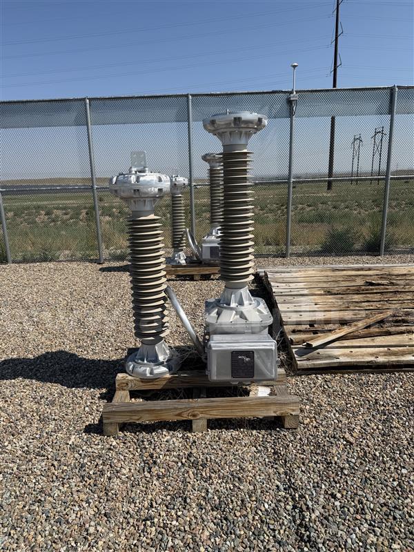 Capacitor Voltage Transformers & Switches, 230/245kV, Unused, Qty 7 RITZ/Royal 230 Government Surplus Auction - Photo #3