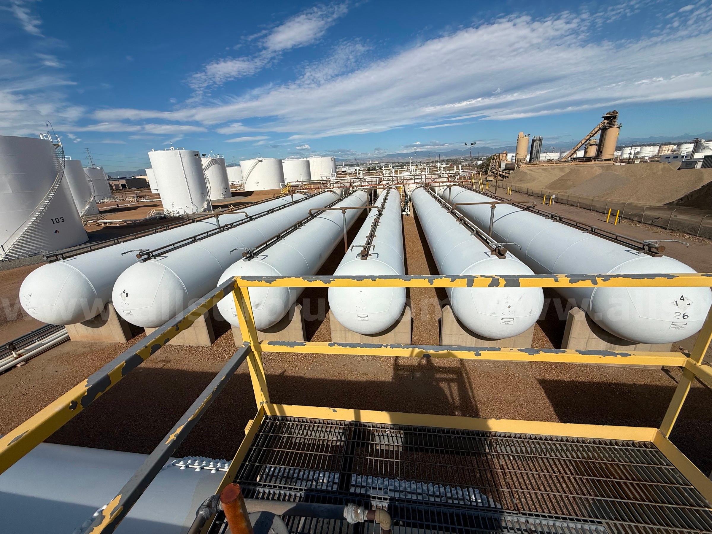 Propane Storage Vessels, 58,000 - 60,000 Gallon, 250PSI, Qty 15  000 Government Surplus Auction - Photo #2