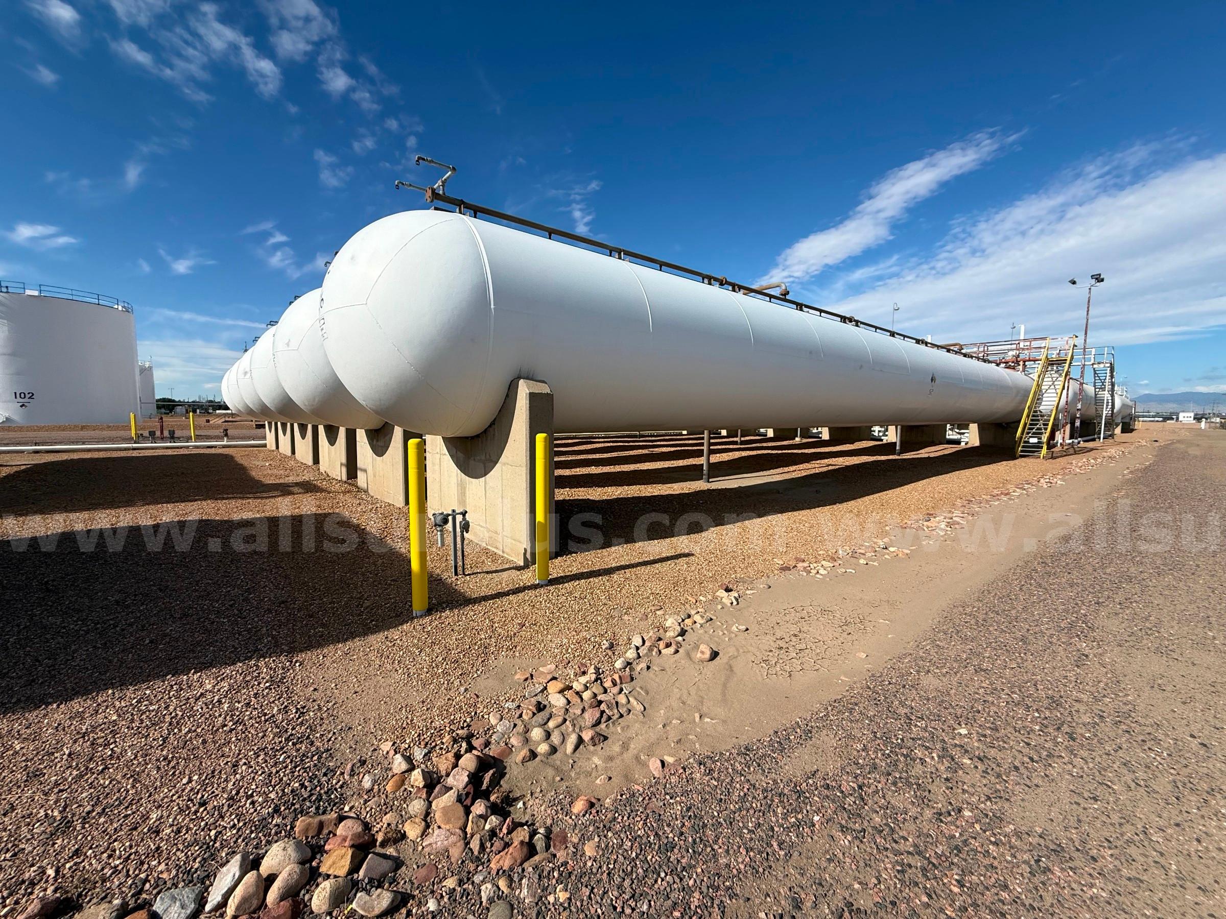 Propane Storage Vessels, 58,000 - 60,000 Gallon, 250PSI, Qty 15  000 Government Surplus Auction - Photo #5