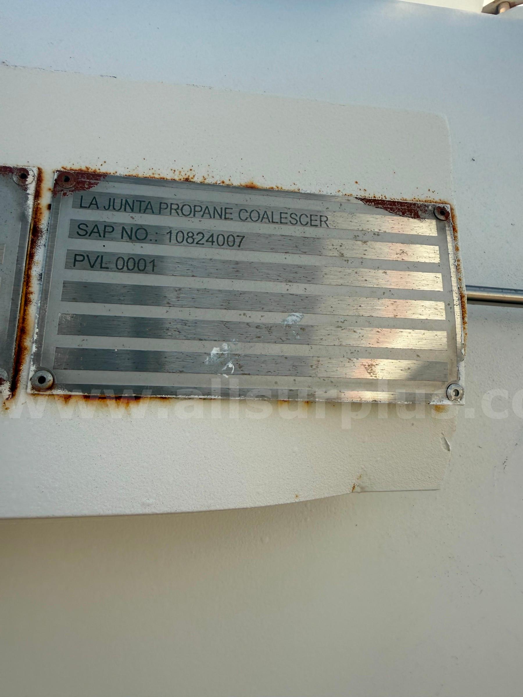 Horizontal Filter Separator, 400PSI, 1200GPM, 4ft X 12ft, Qty 1  400PSI Government Surplus Auction - Photo #6