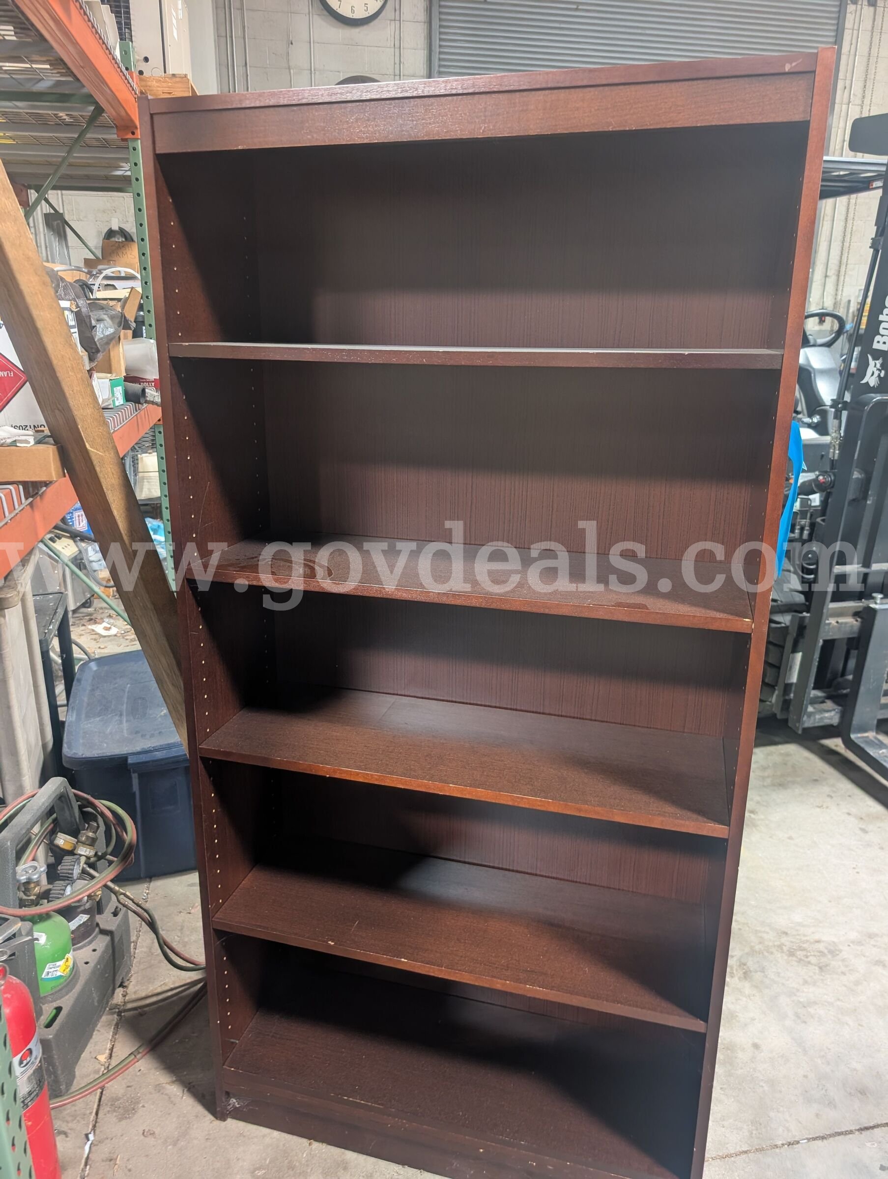 Wood Book Shelve Unknown  Government Surplus Auction - Photo #2