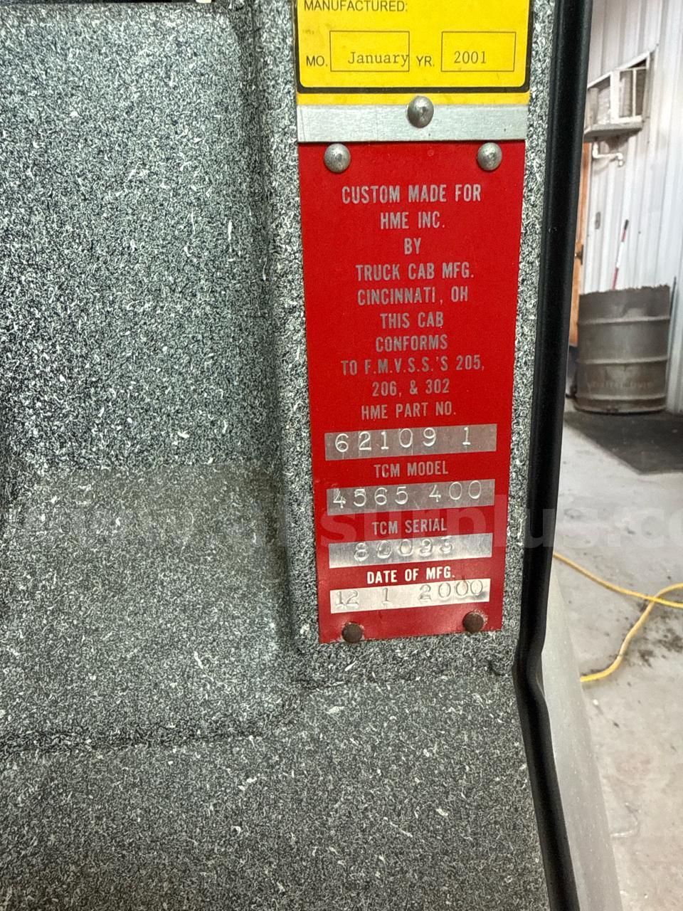 2001 HME Inc Fire Truck HME Inc  Government Surplus Auction - Photo #5