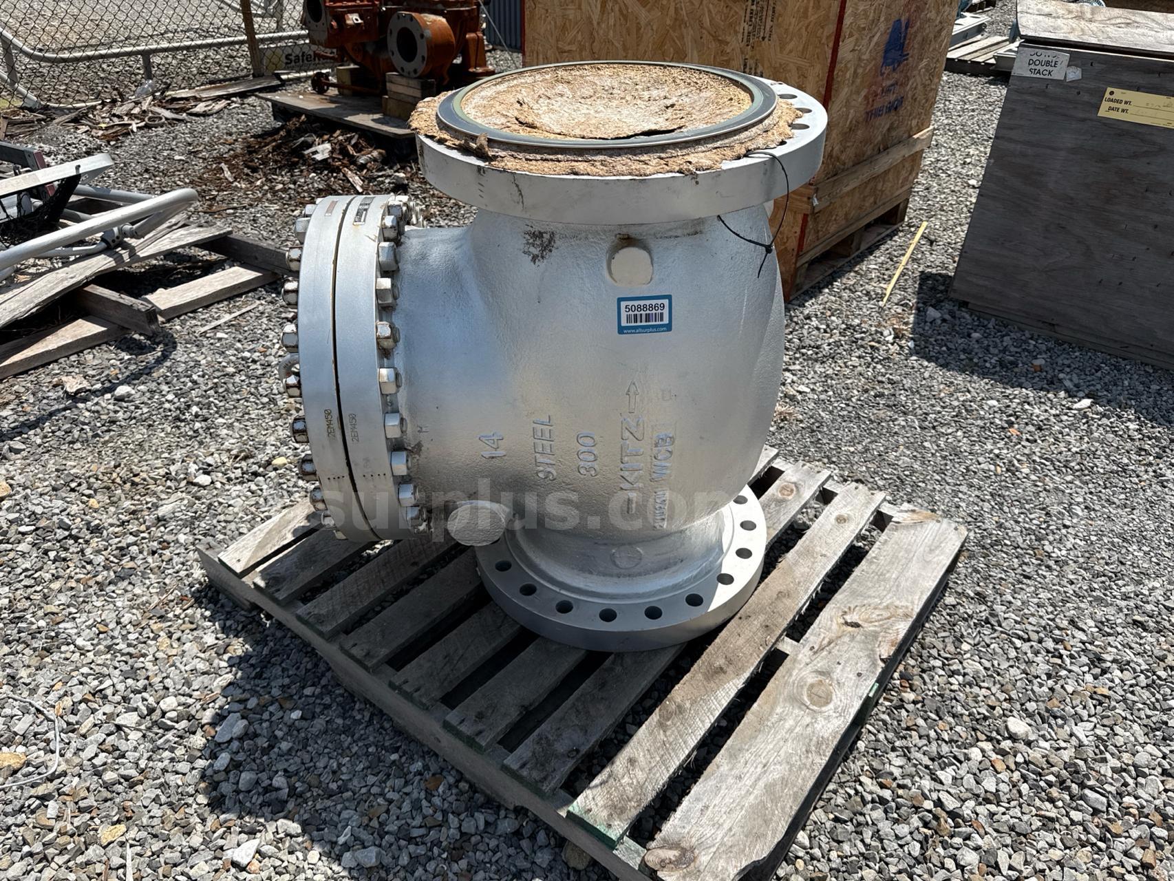 Gate Valve, 14in Cl 300, WCB, Kitz, Qty 1
