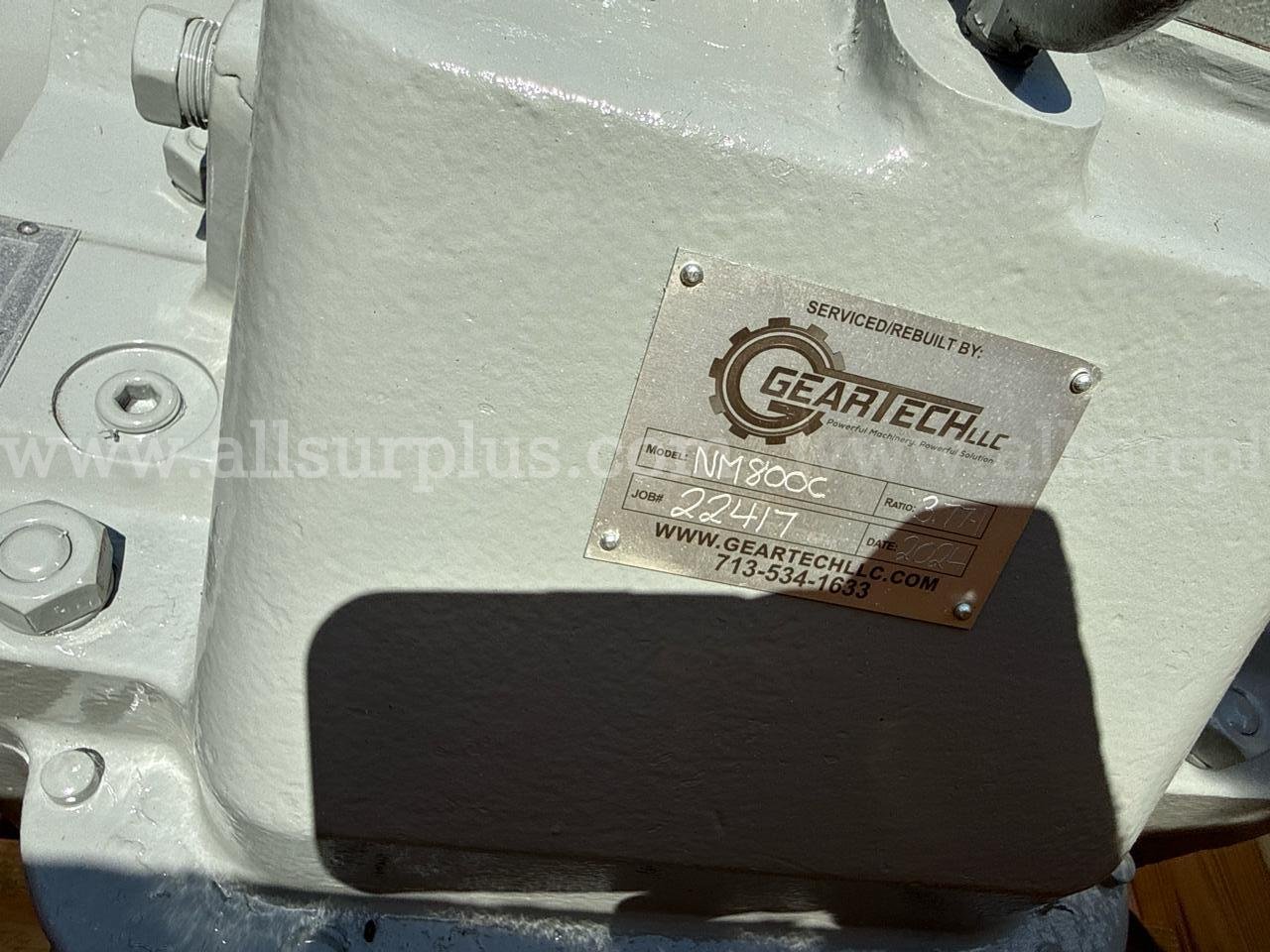 Gearbox, Lufkin, NM800G, 3.77:1 Ratio, Qty 1  NM800G Government Surplus Auction - Photo #6