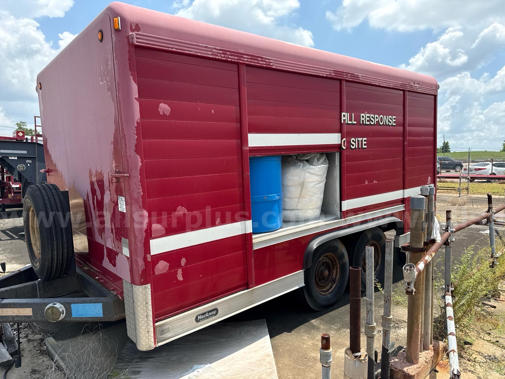 Emergency Fire Trailer, Custom Enclosed Trailer, Hackney & Sons, 2000, Qty 1