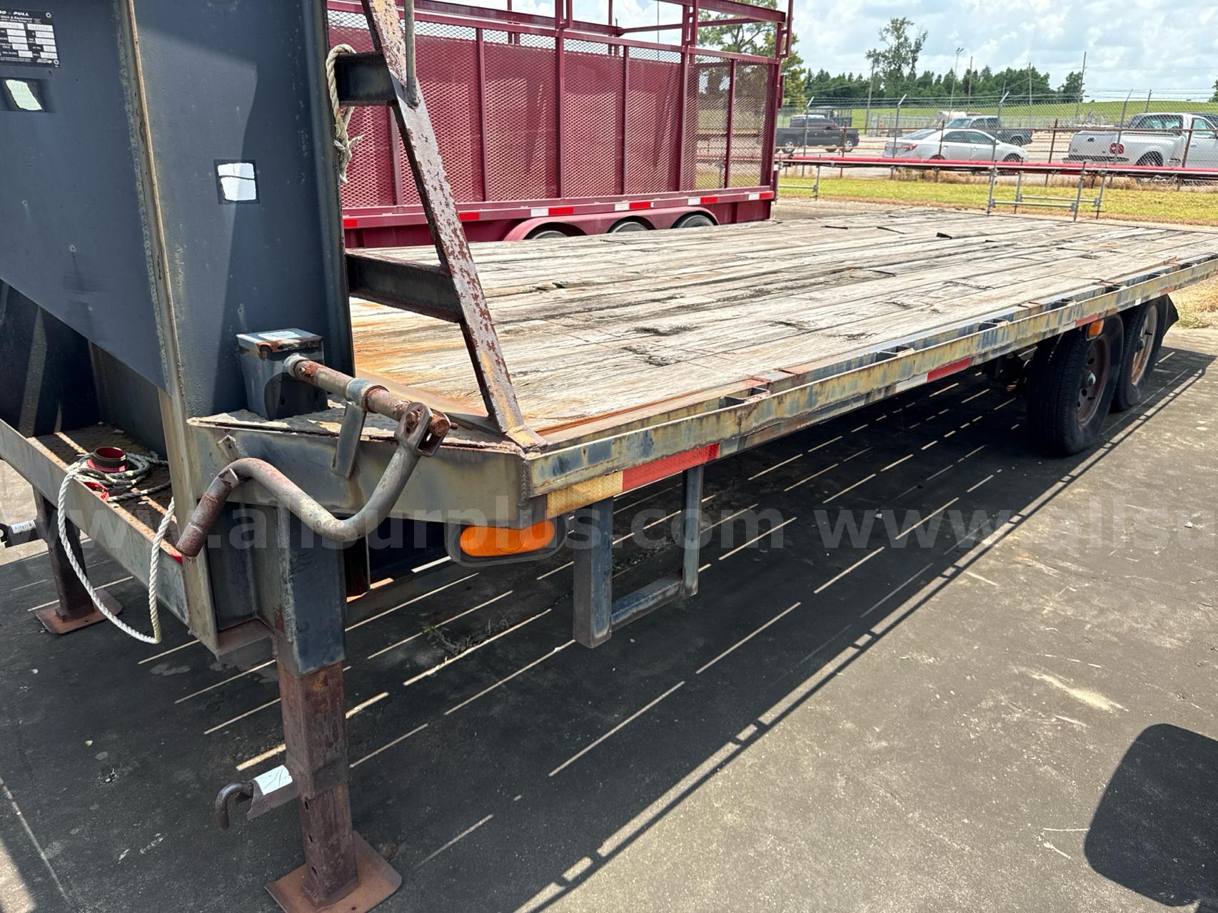 Trailer, Flatbed, Gooseneck, Pro Pull, 2004, 8x22, Qty 1   Government Surplus Auction - Photo #5