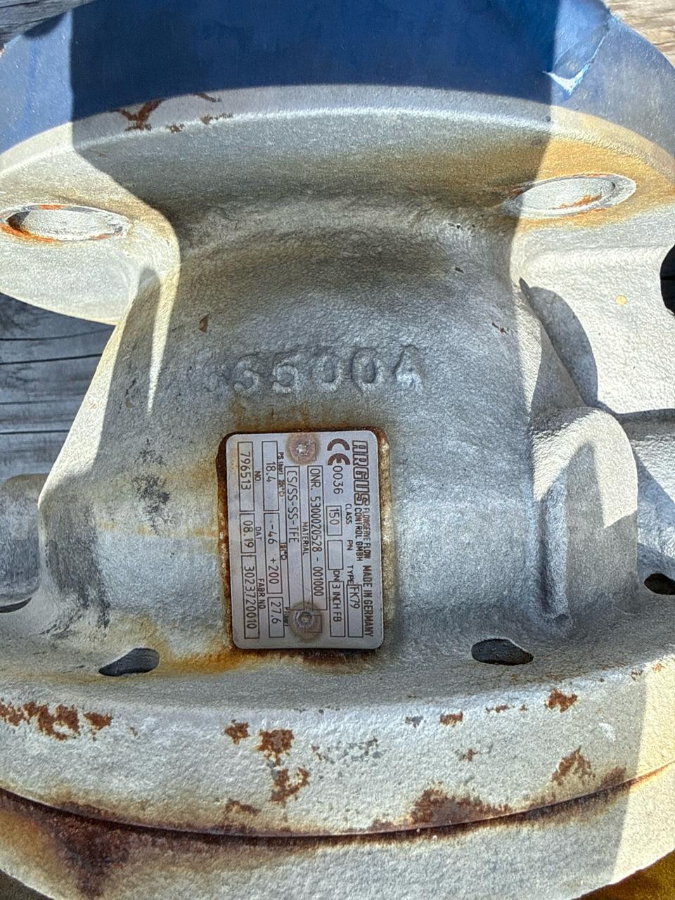 Valves, Ball, 3in, CL150, CS/SS-SS-FTE, w/ Norco 40r Pneumatic Actuator, Qty 16  CL150 Government Surplus Auction - Photo #2