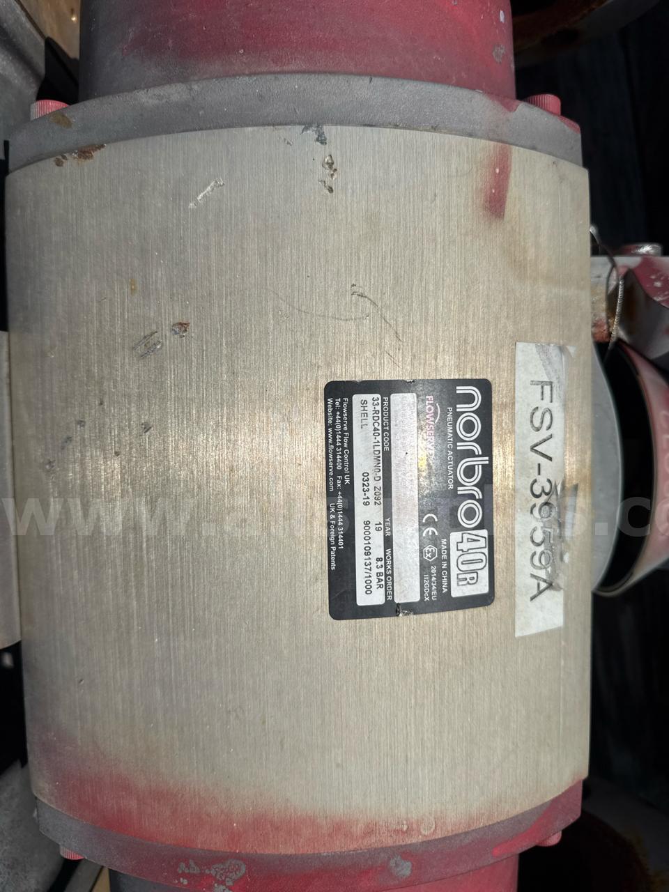 Valves, Ball, 3in, CL150, CS/SS-SS-FTE, w/ Norco 40r Pneumatic Actuator, Qty 16  CL150 Government Surplus Auction - Photo #6
