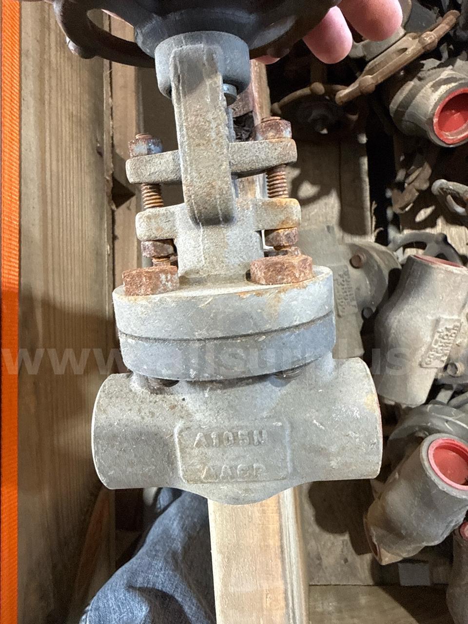 Valves, Gate, 3/4in to 2 in, Cl800, Qty Approx 818  Cl800 Government Surplus Auction - Photo #3