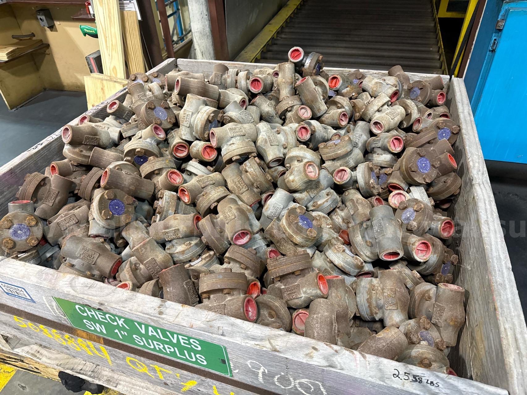 Valves, Check, 1in to 2in, Cl800, Qty Approx 651  Cl800 Government Surplus Auction - Photo #6