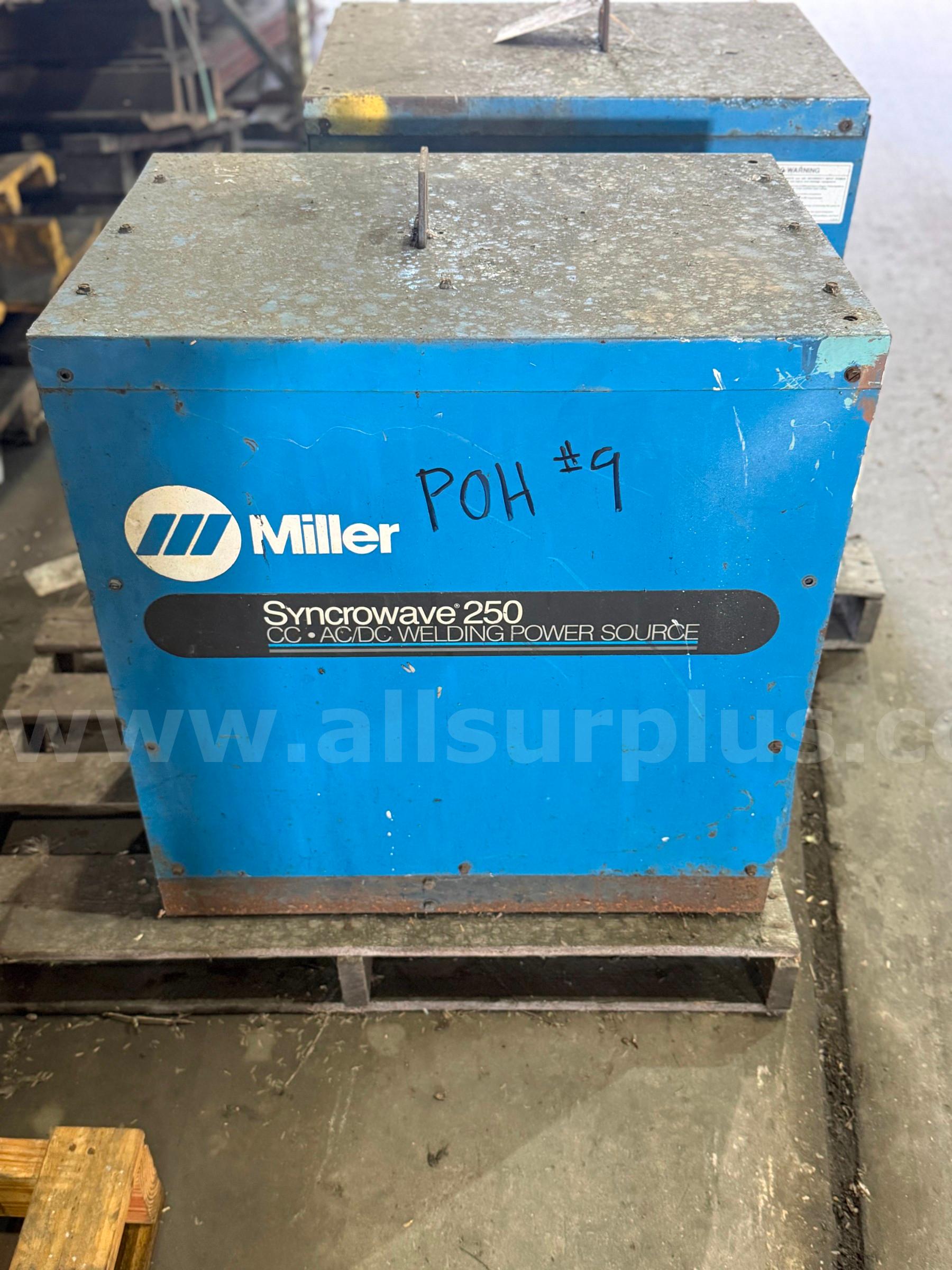 Welding Machine, Miller Syncrowave 250, Qty 1 Miller 250 Government Surplus Auction - Photo #2