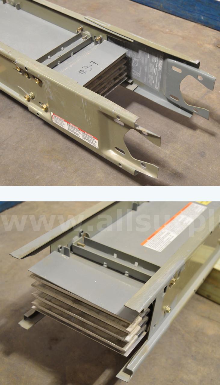 SQUARE-D Busway AP504G10, I-Line 400A, 600V, 3 PH, 4 Wire 10 FT Alum Busbar 22kA SQUARE D 400A Government Surplus Auction - Photo #2